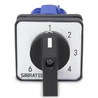 Chave Rotativa Seletora Unipolar 20a | Lw28-20 6 Posições